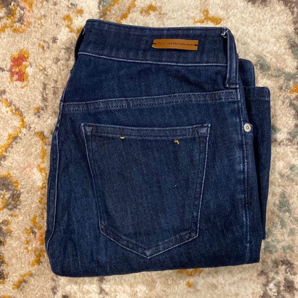 High Rise denim leggings